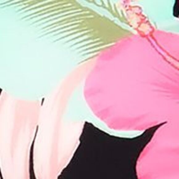 CALIFORNIA WAVES Women's Multi Color Cinch Tie Details Swimsuit Bottom S - Picture 4 of 4